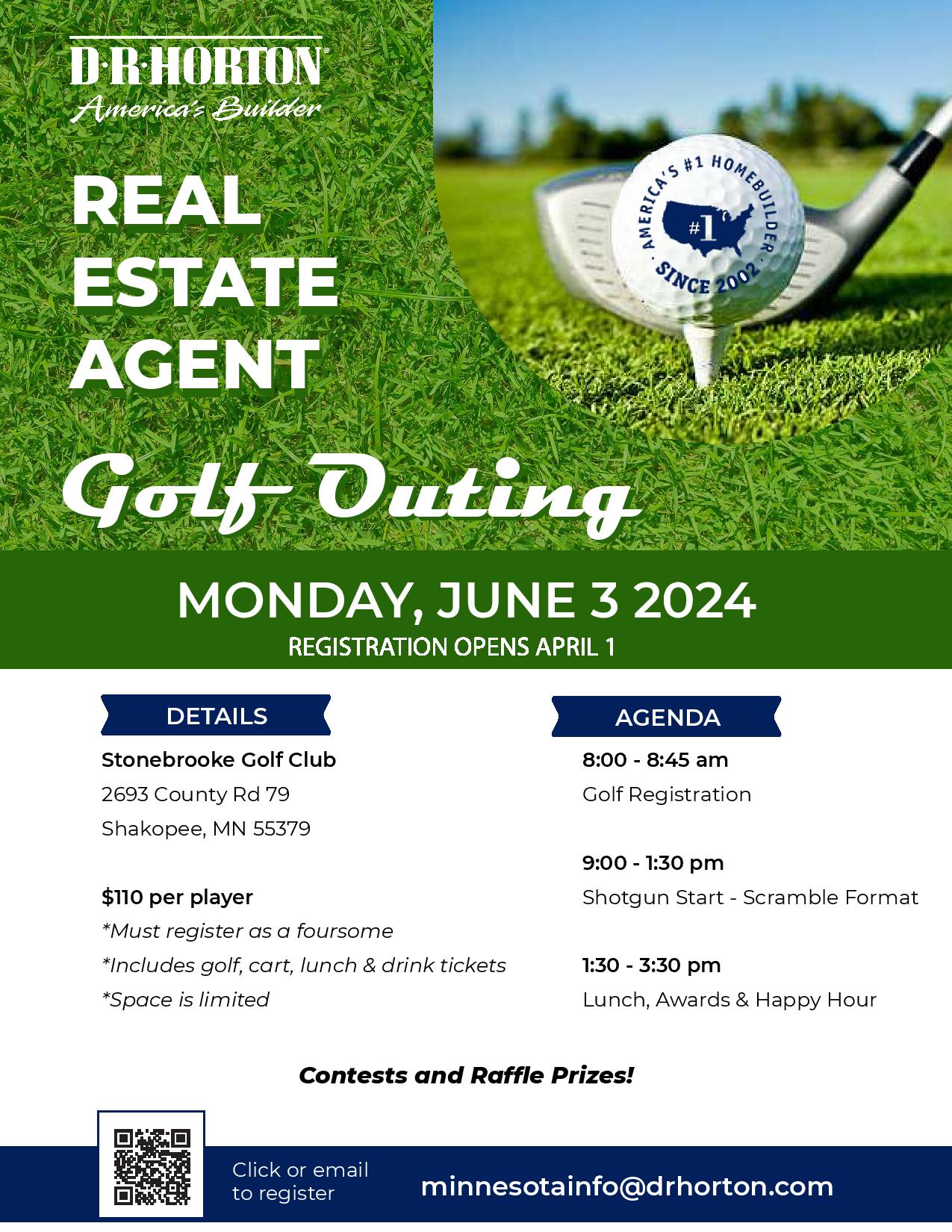 D.R. Horton Real Estate Agent Golf Outing, June 3rd, 2024-Tournaments